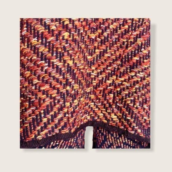 Moth Multicolor Keavy Boucle Open Front Wool Blend Cardigan - Picture 6 of 11